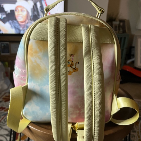 Loungfly Winnie the Pooh Characters Tie Dye Mini Backpack